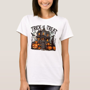Spooky Halloween trick-or-treat night T-Shirt