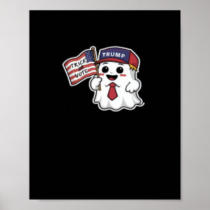 Spooky, Halloween, Trick Or Vote, I Always Get Gho Poster