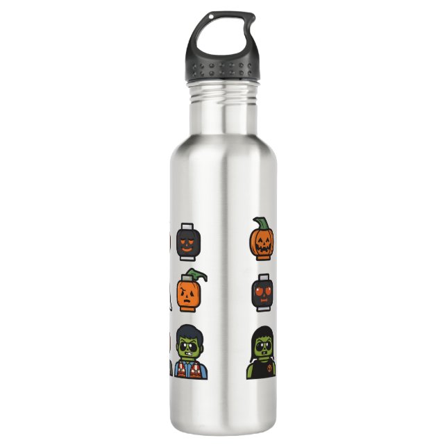Spooky Halloween Water Bottle Design (Front)