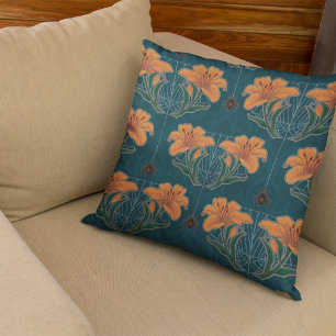 Spooky Halloween Whimsical Vintage Style Cushion