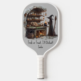 Spooky Halloween Witch Potions Apothecary  Pickleball Paddle