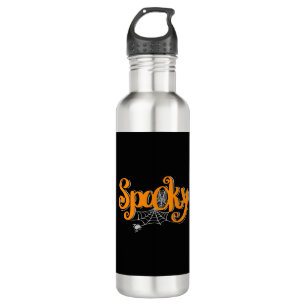 Spooky Halloween with Spider and spider web 710 Ml Water Bottle