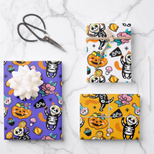 Spooky Halloween  Wrapping Paper Sheet
