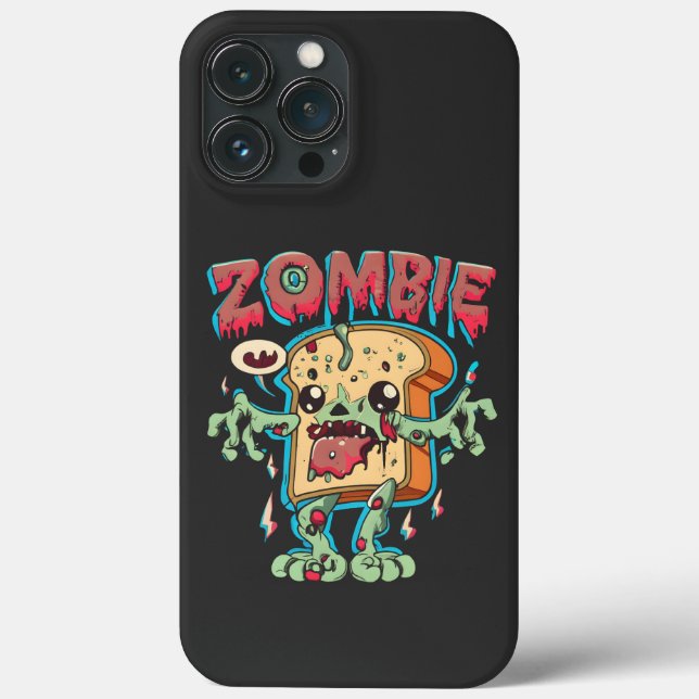 Spooky Halloween Zombie Toast Funny Halloween Gift Case-Mate iPhone Case (Back)