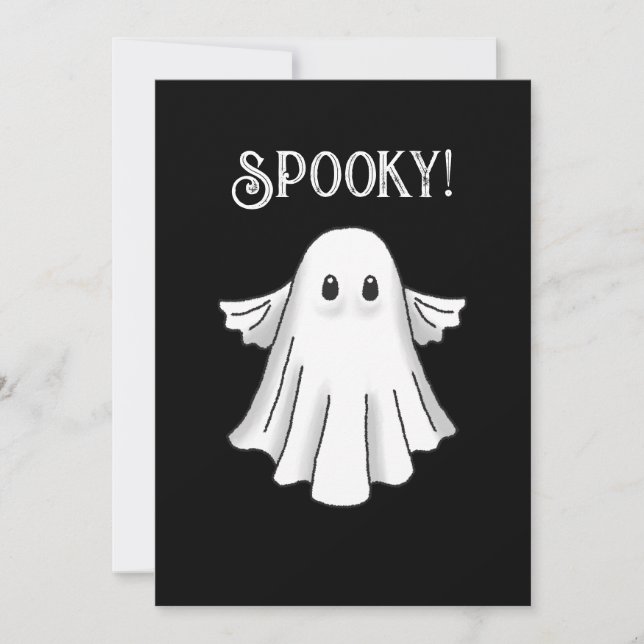 Spooky Happy Halloween Card (Front)