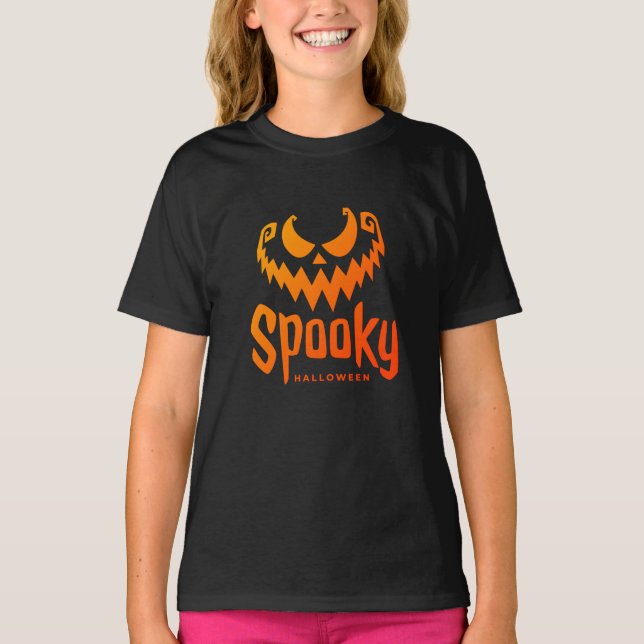Spooky Happy Halloween Costume for girls   T-Shirt (Front)