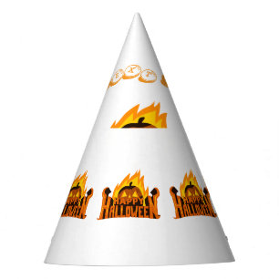 Spooky "Happy Halloween" Crafts Supplies Scary Party Hat