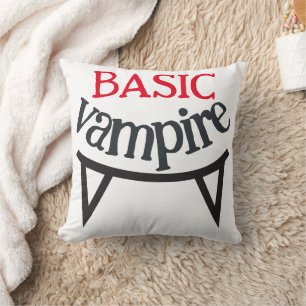 Spooky Happy Halloween party Basic vampire teeth Cushion