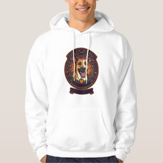 Spooky Happy Haunted dog Hoodie
