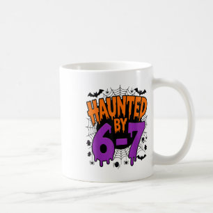 Spooky Haunted 67 Meme Six Seven 6-7 Funny Humor Coffee Mug