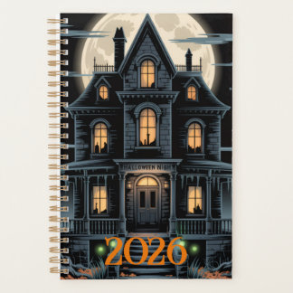 Spooky Haunted Halloween House, I Love Halloween, Planner