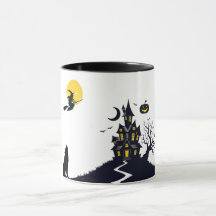 Spooky Haunted House Coffee Mug