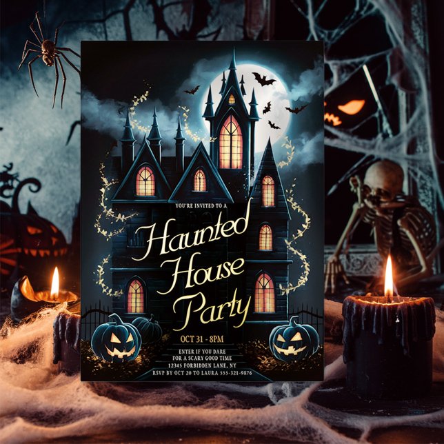 Spooky Haunted House Halloween Party Custom (Creator Uploaded)