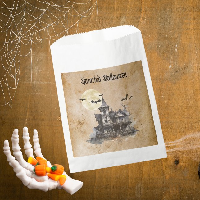 Spooky Haunted House Halloween Party Favour Bag (Creator Uploaded)