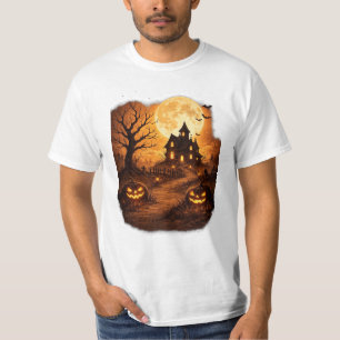 Spooky Haunted House Halloween  T-Shirt