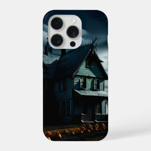 Spooky Haunted House iPhone 15 Pro Case