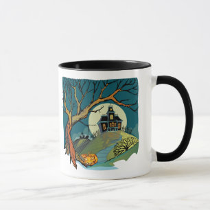 Spooky Haunted House Mug