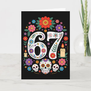 Spooky Haunted Six Seven Trending 67 Gen Alpha Card