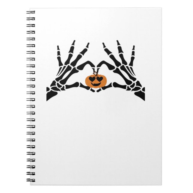 Spooky Heart Hands Classic Notebook (Front)
