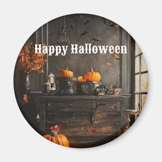 Spooky Home Halloween Collection Magnet (Front)