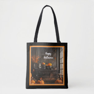 Spooky Home Halloween Collection Tote Bag