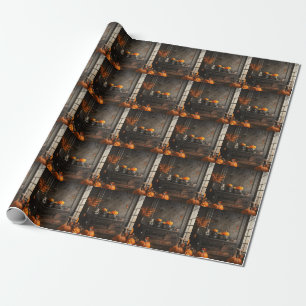 Spooky Home Halloween Collection Wrapping Paper