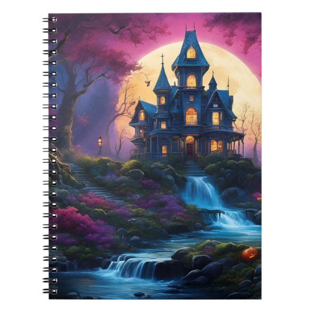 Spooky House on Halloween Hill Notebook (Front)