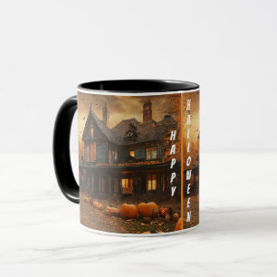 Spooky House Pumpkin Halloween Collection Mug