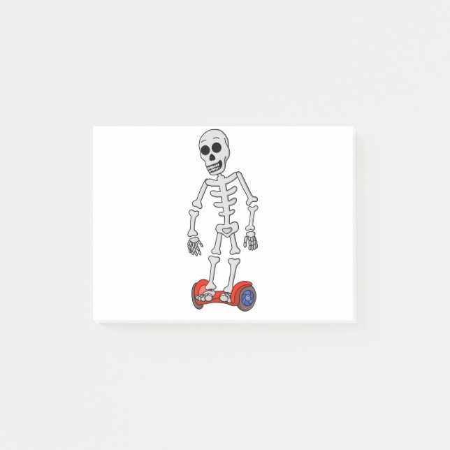 Spooky Hover Bones Post-it Notes (Front)