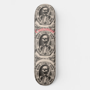 Spooky Human Skull Thunder_Cove Skateboard