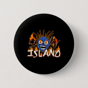 Spooky Island Amusement Park Island Resort Hallowe 6 Cm Round Badge