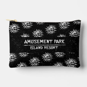 Spooky Island Est 2002 Amusement Park Skull Accessory Pouch