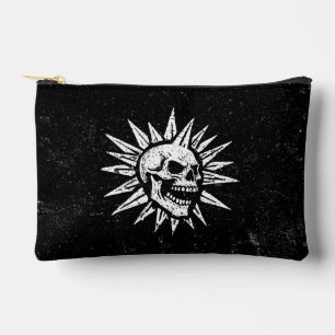 Spooky Island Est 2002 Amusement Park Skull Accessory Pouch