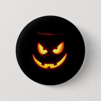 Spooky Jack O Lantern 6 Cm Round Badge