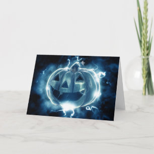 Spooky Jack-o-Lantern Card