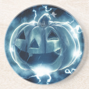 Spooky Jack-o-Lantern Coaster