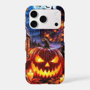 Spooky Jack O Lantern Halloween iPhone Case