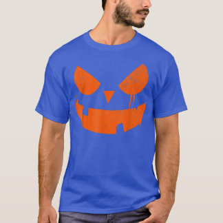 Spooky Jack O Lantern Halloween Party Pumpkin Patc T-Shirt