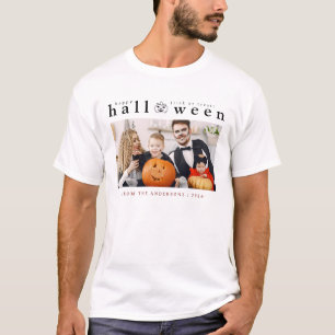 Spooky Jack-o'-lantern Happy Halloween 1 Photo T-Shirt
