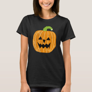 Spooky Jack-o-Lantern Head T-Shirt