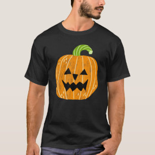 Spooky Jack-o-Lantern Head T-Shirt