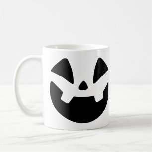 Spooky Jack-o'-Lantern Silhouette Halloween Mug