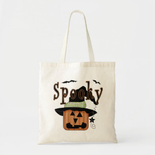 Spooky Jack-O-Lantern Trick-Or-Treat Tote Bag