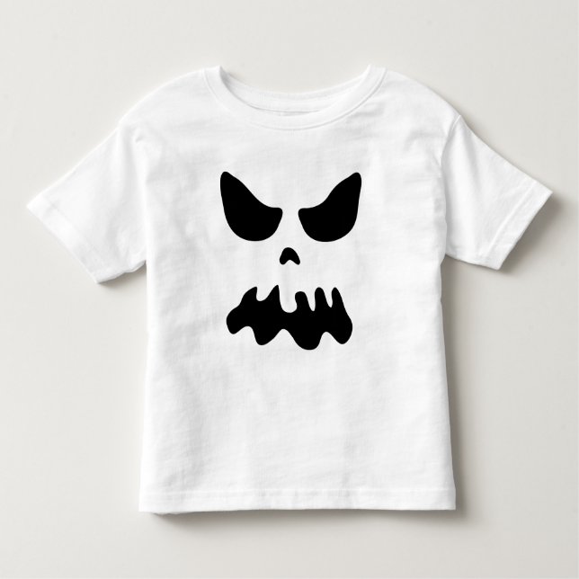 Spooky kid's Halloween party ghost costume t shirt (Front)