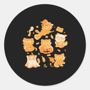 Spooky Kittens Classic T-Shirt Classic Round Sticker