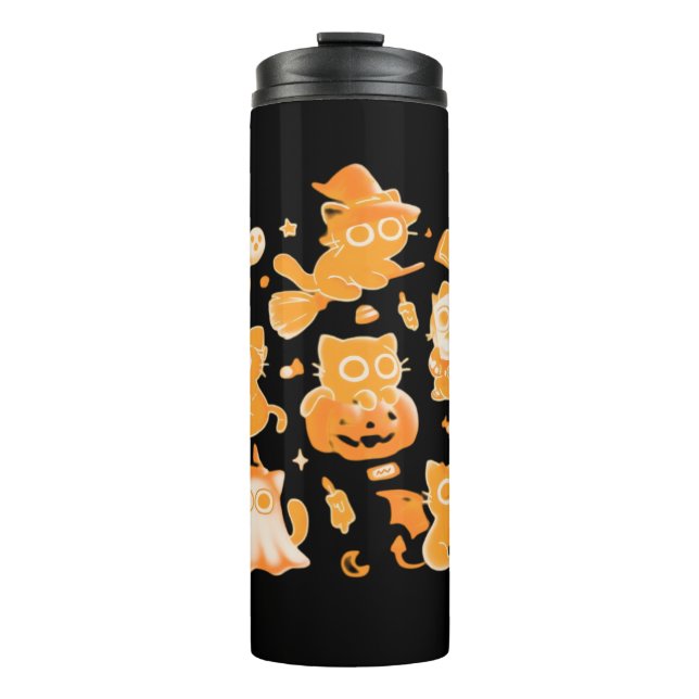 Spooky Kittens Classic T-Shirt Thermal Tumbler (Front)