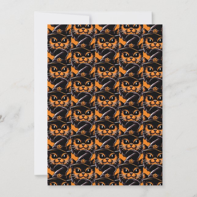 Spooky Kitty Invitation (Front)