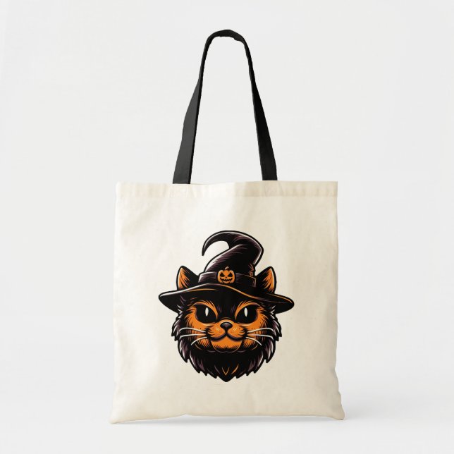 Spooky Kitty Tote Bag (Front)