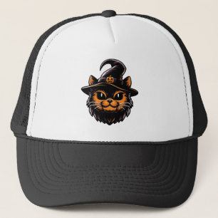 Spooky Kitty Trucker Hat