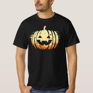 Spooky Laughing Pumpkin Head Halloween T-Shirt